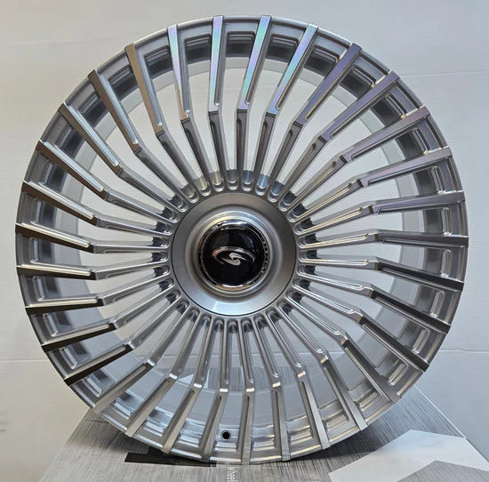 LR35 24X10 5X120 FLOW FORM SILVER MACHINED FACE