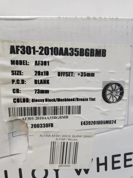 ALFINA AF301 20X10 BLANK GBMBT
