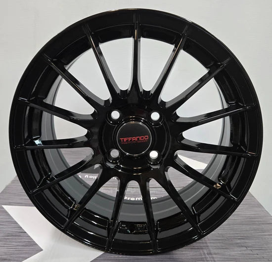 W053 3309 15x6.0 ET40 4x100 CB73.1 Gloss Black