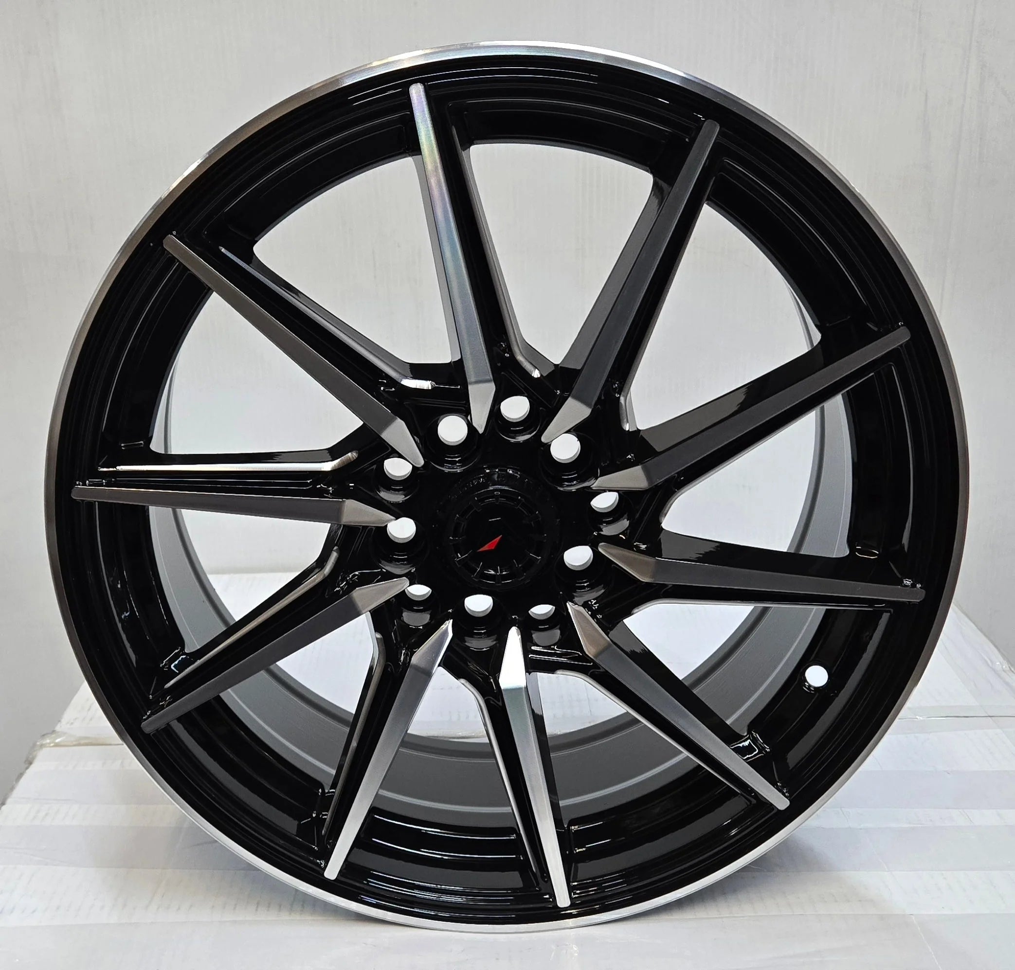 AXIA AF-37 16x7 5x100 / 5x114.3 GLOSS BLACK MACHINED FACE MACHINED SPOKES