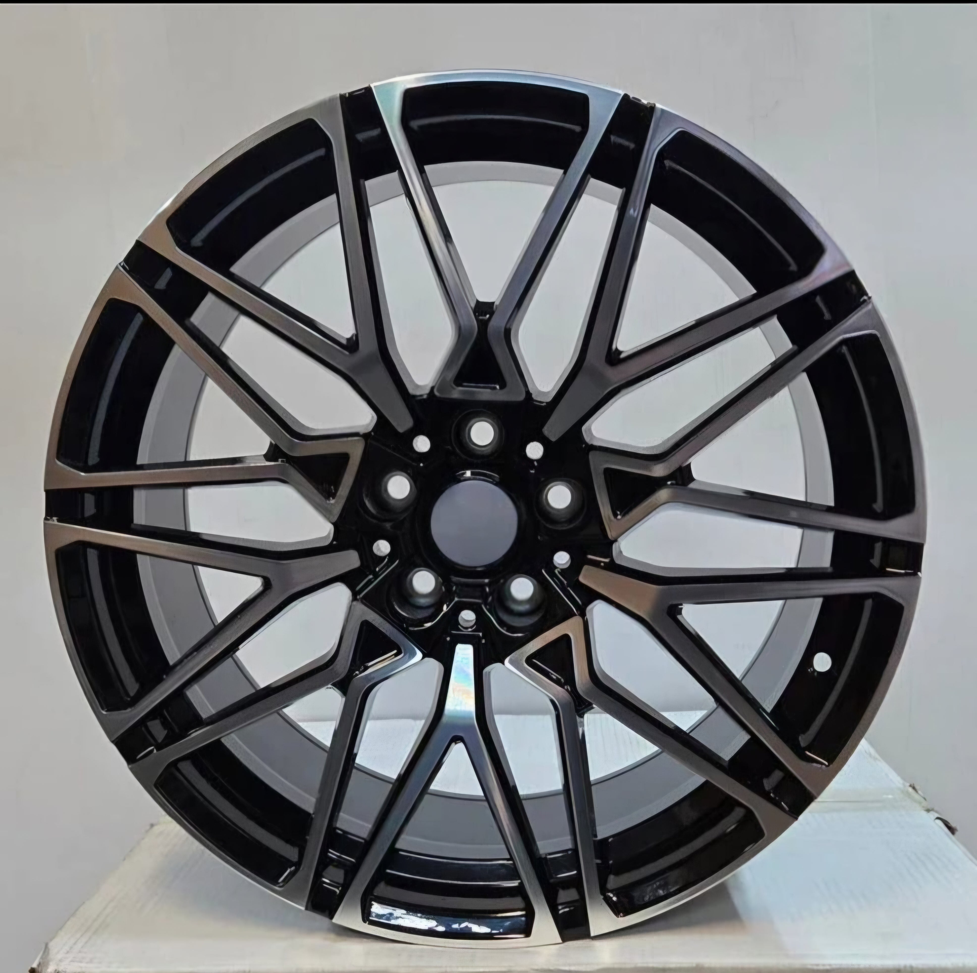 7100 20X11.5 5X112 BLACK MACHINED FACE CB66.6 ET40