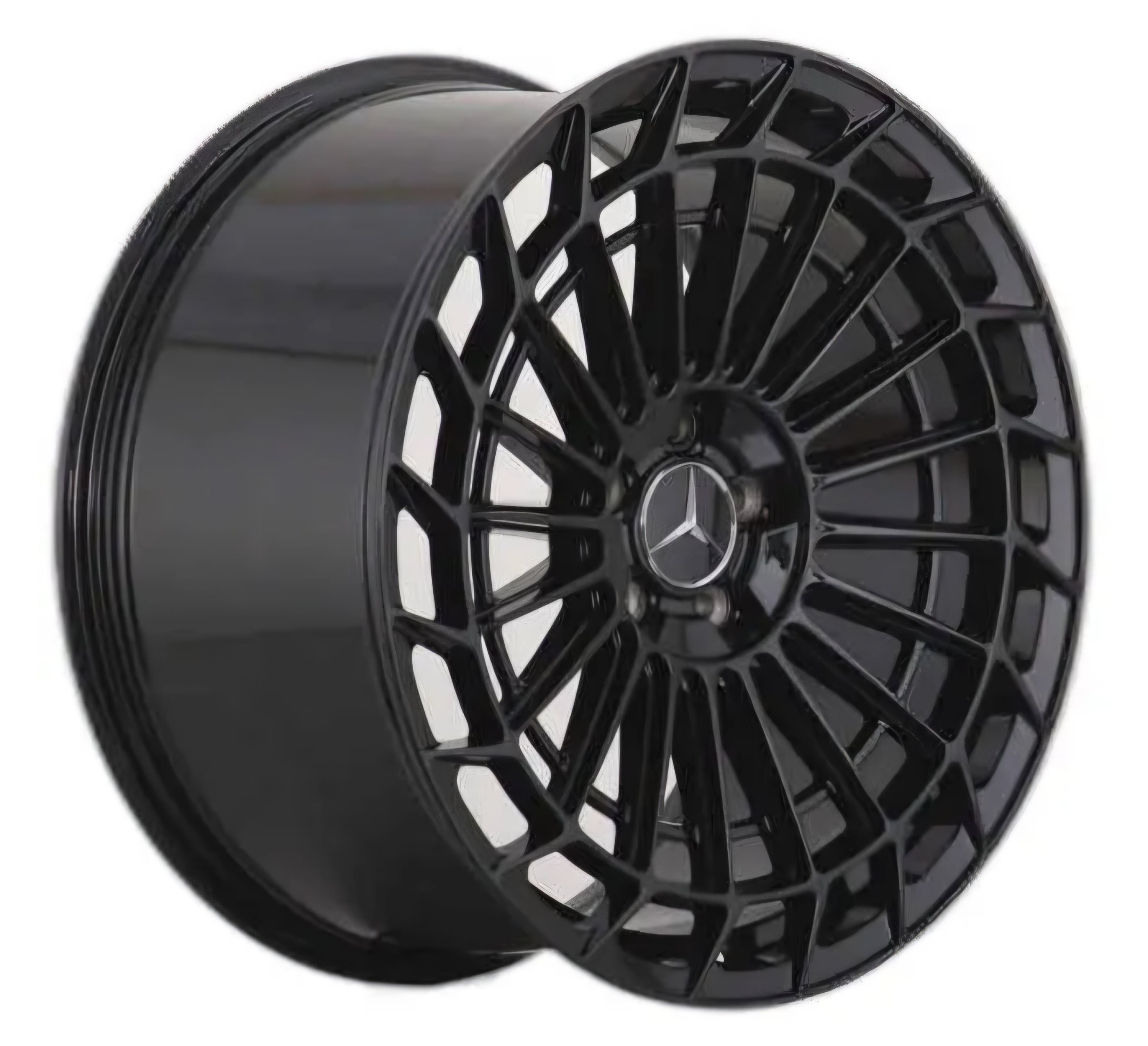 W040 20X8.5 5X112 5X114.3 GLOSS BLACK CB66.6 ET30