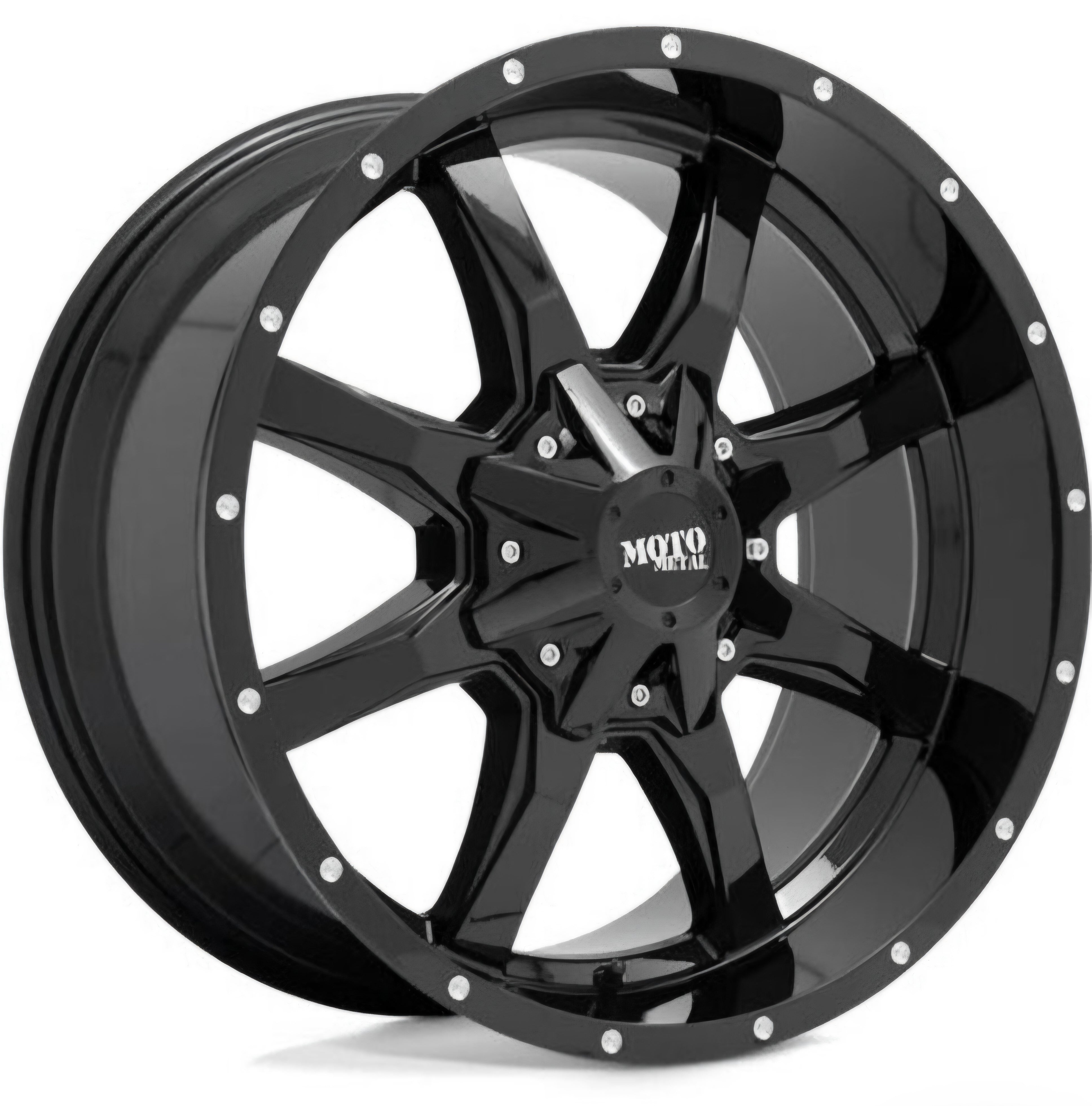MOTO METAL MO970 22X10.0 8X165 GLOSS BLACK CB125 ET