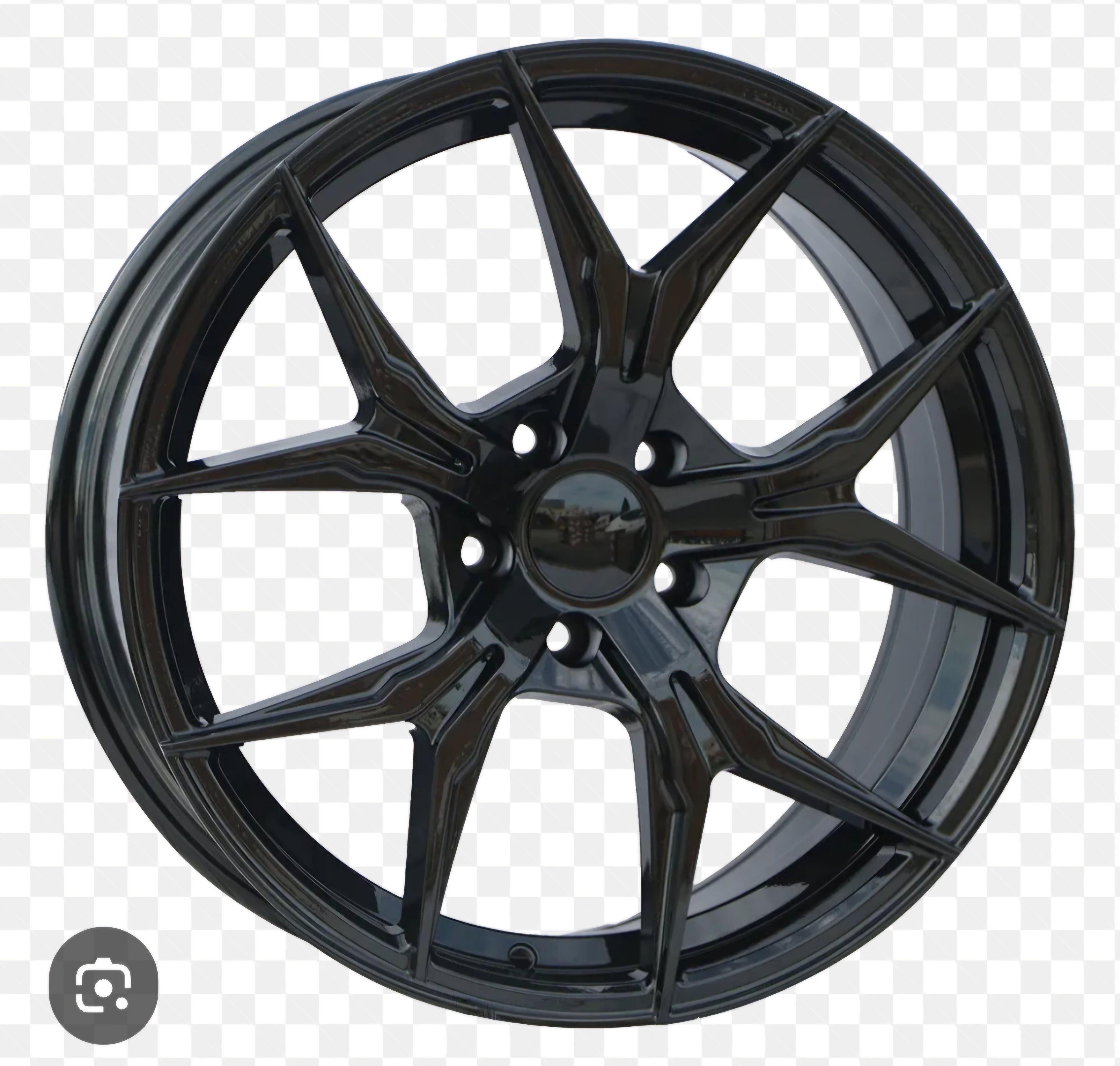 W534 9X9.0 5X114.3 GLOSS BLACK CB73.1 ET32