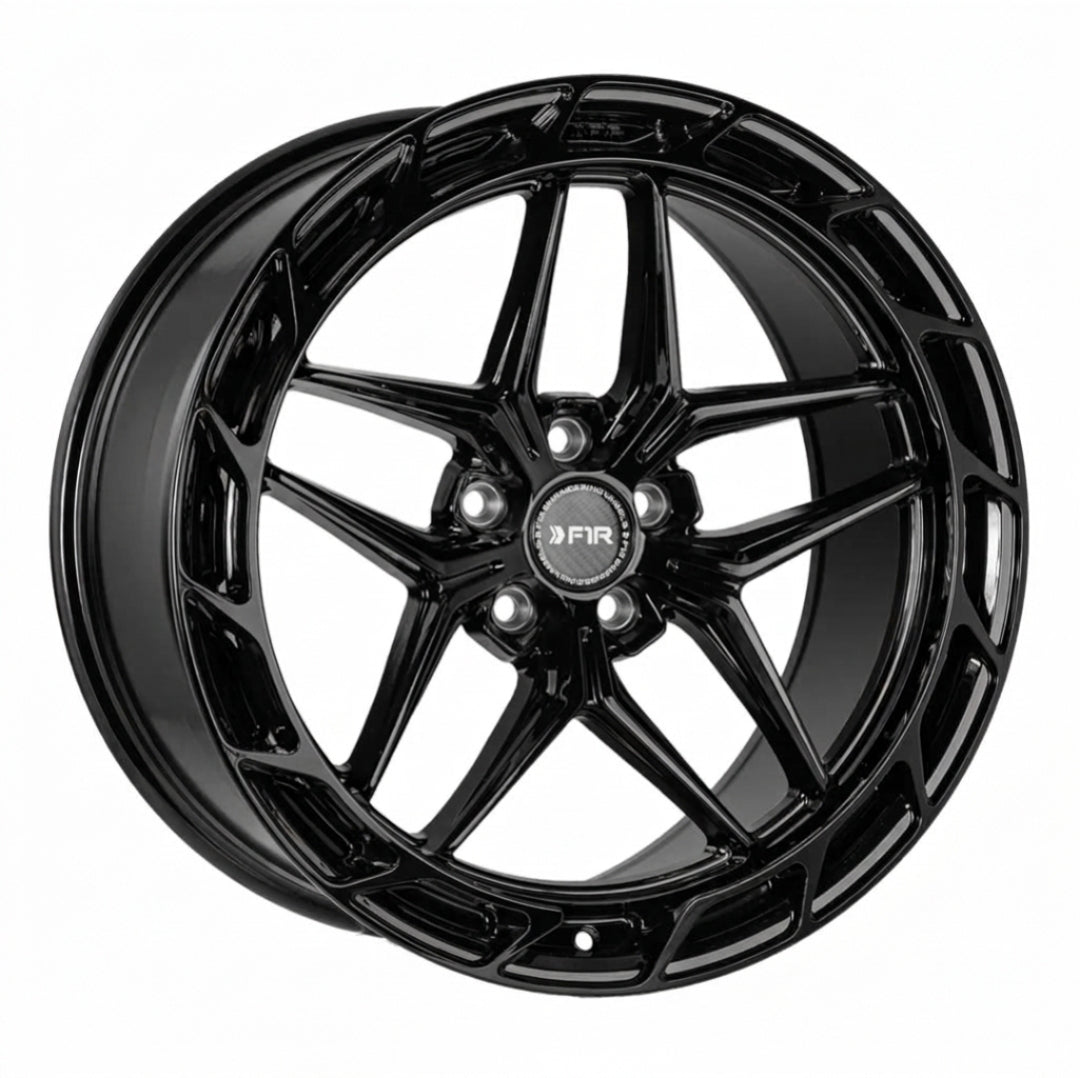 F1R FS5 20X9.0 5X114.3 GLOSS BLACK CB73.1 ET35