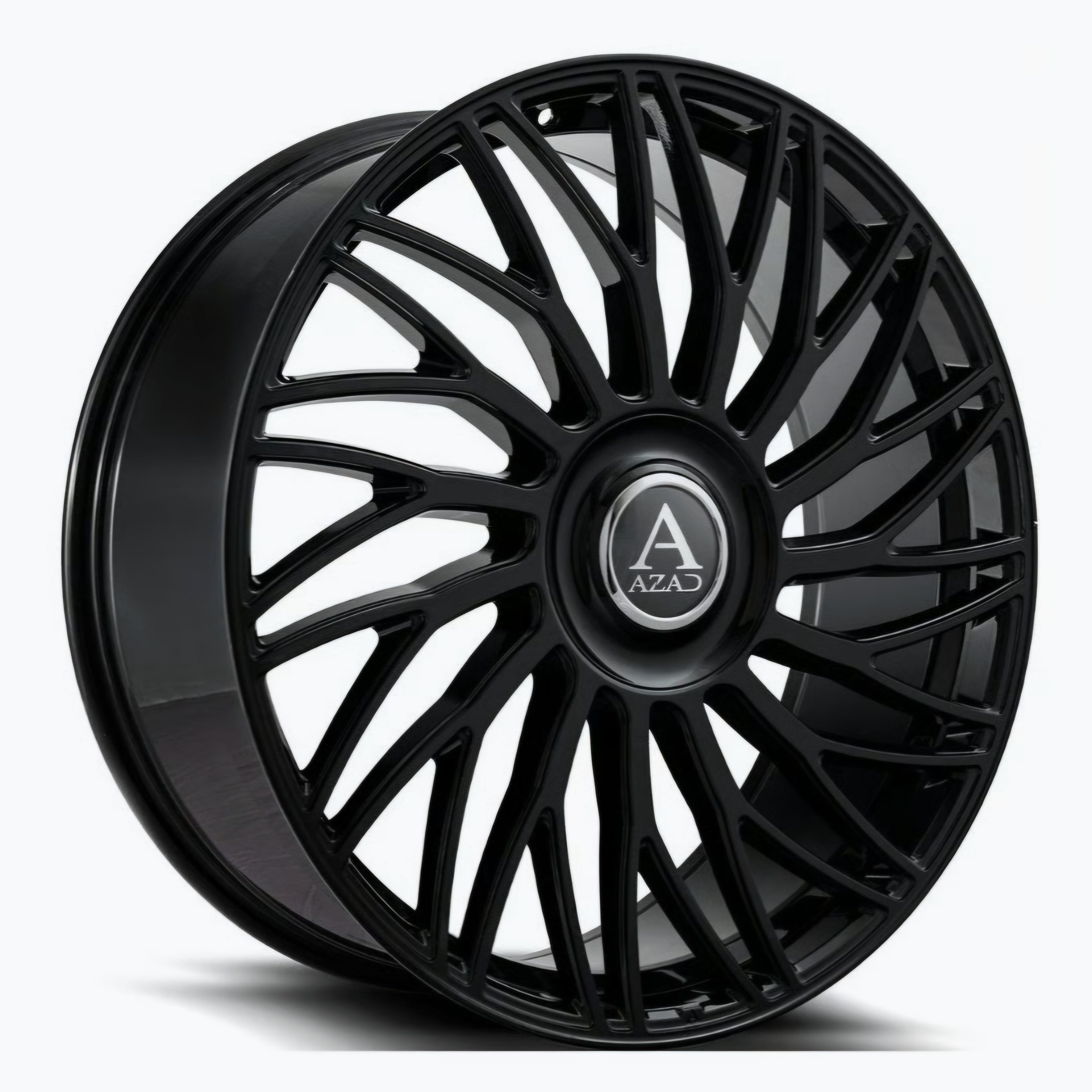 AZAD AZ717 22X10.5 5X112 5X114.3 GLOSS BLACK CB73.1 ET38