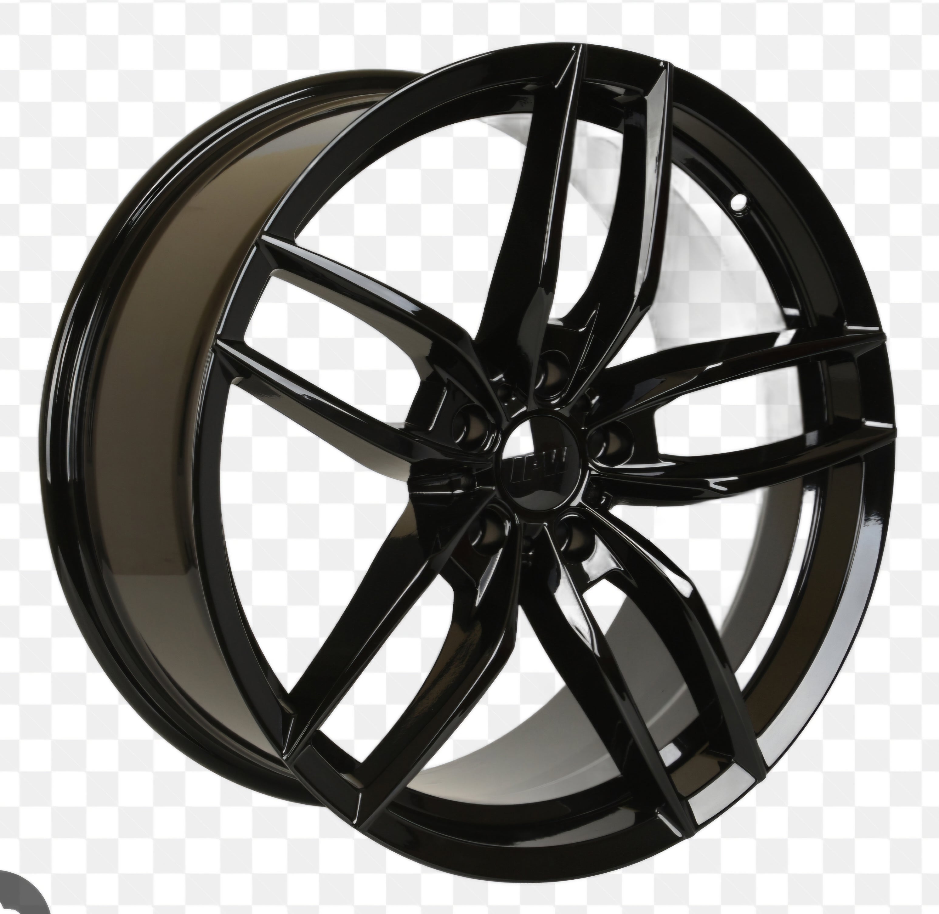 W524 20X8.5 5X114.3 GLOSS BLACK 5X114.3 CB73.1 ET35