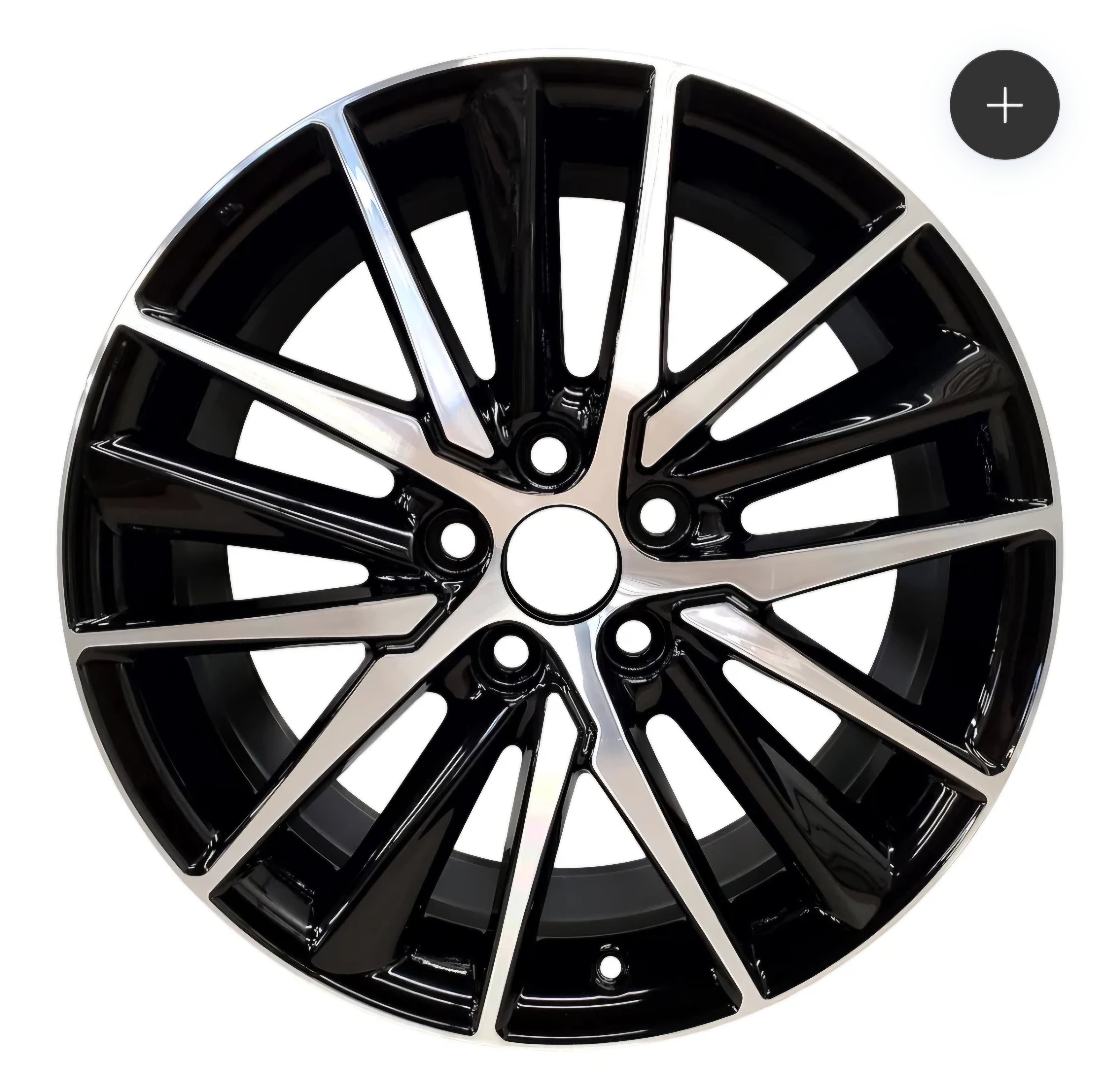 TOYOTA D10433 18X8.0 5X114.3 BLACK MACHINED FACE CB60.1 ET50