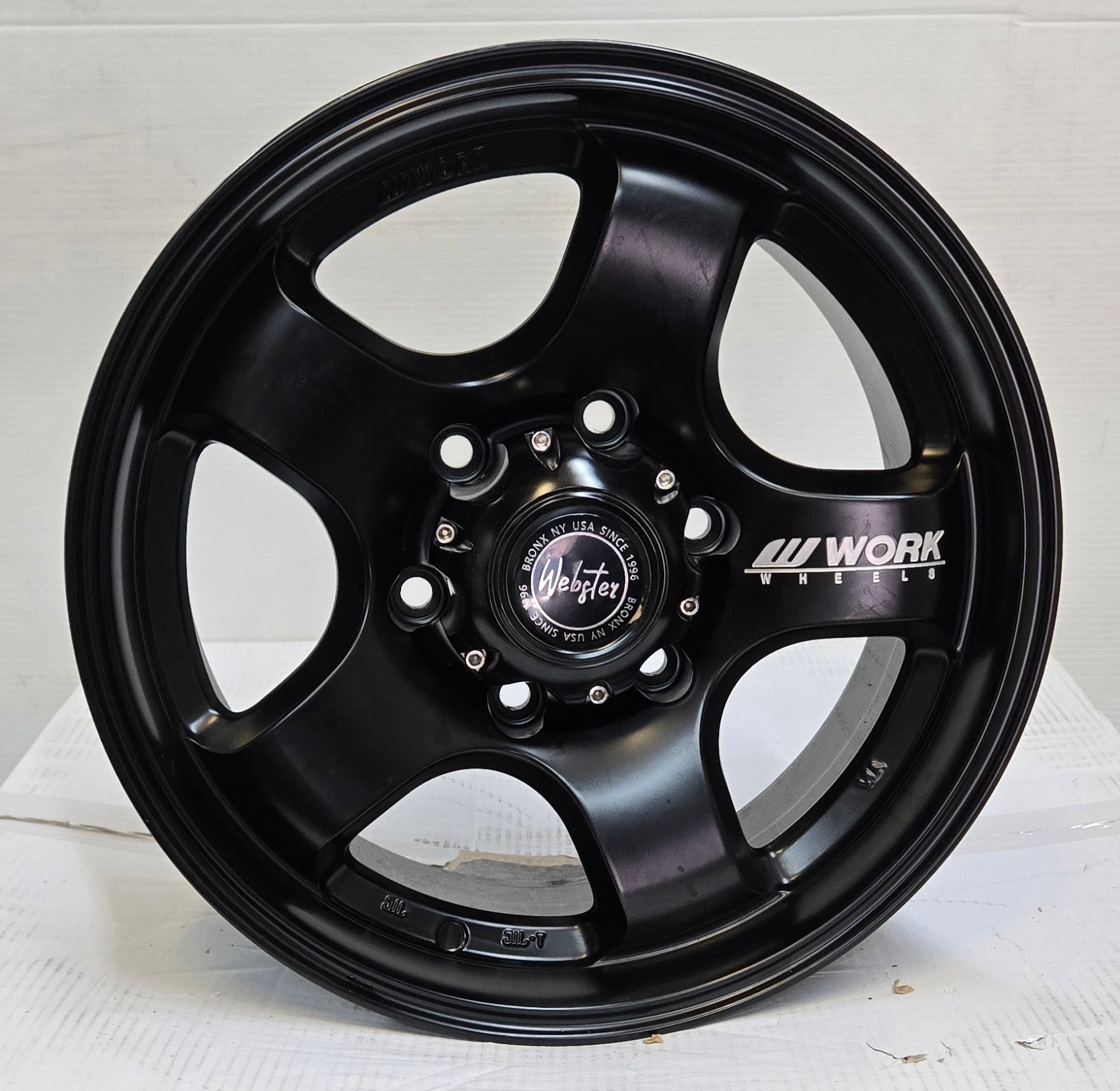 5432-1670 16X7.0 6X139.7 MATT BLACK CB110.1 ET10