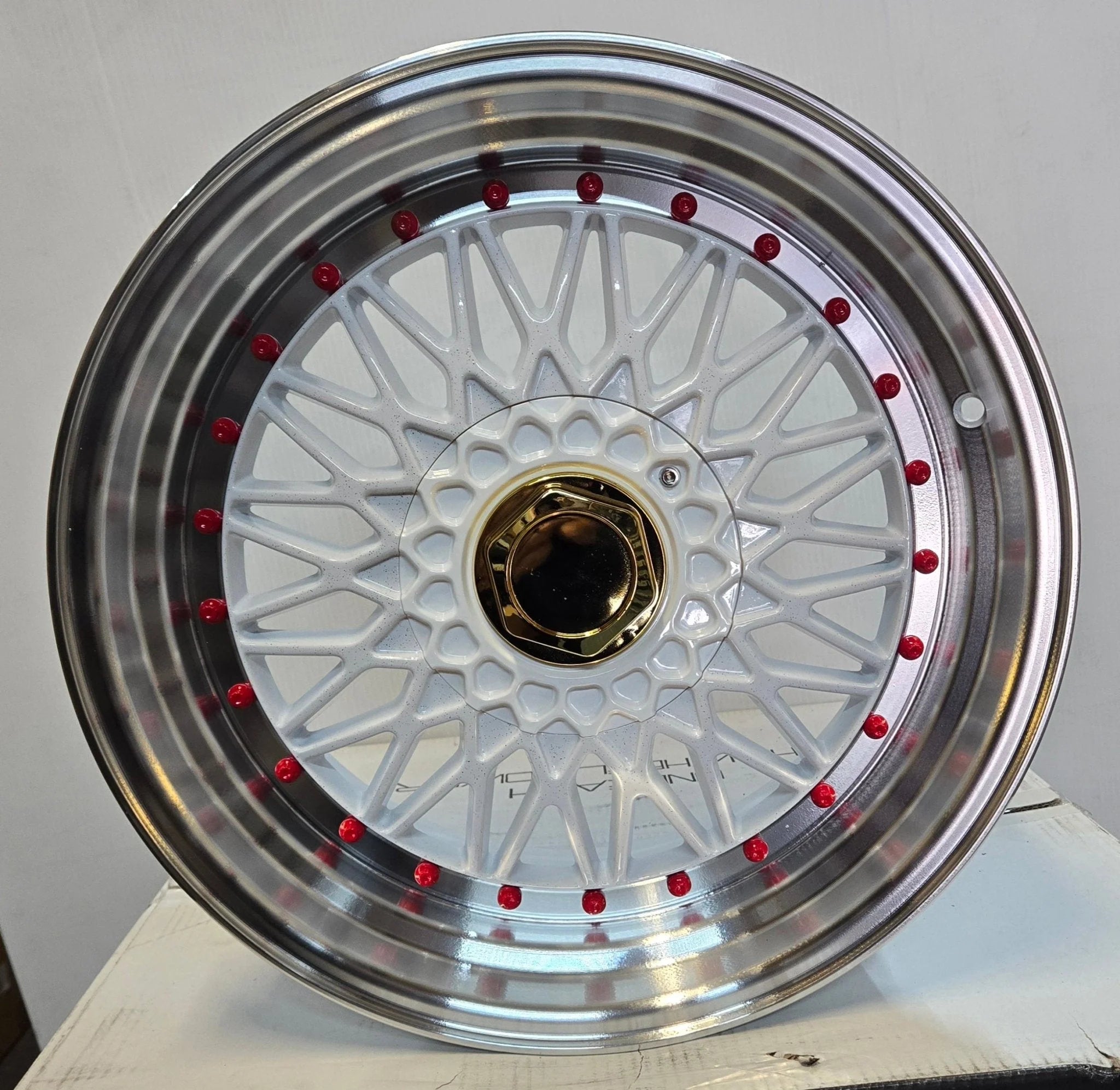 PW-RD10 17X8.5 5X100 5X114.3 PEARL WHITE MACHINED LIP