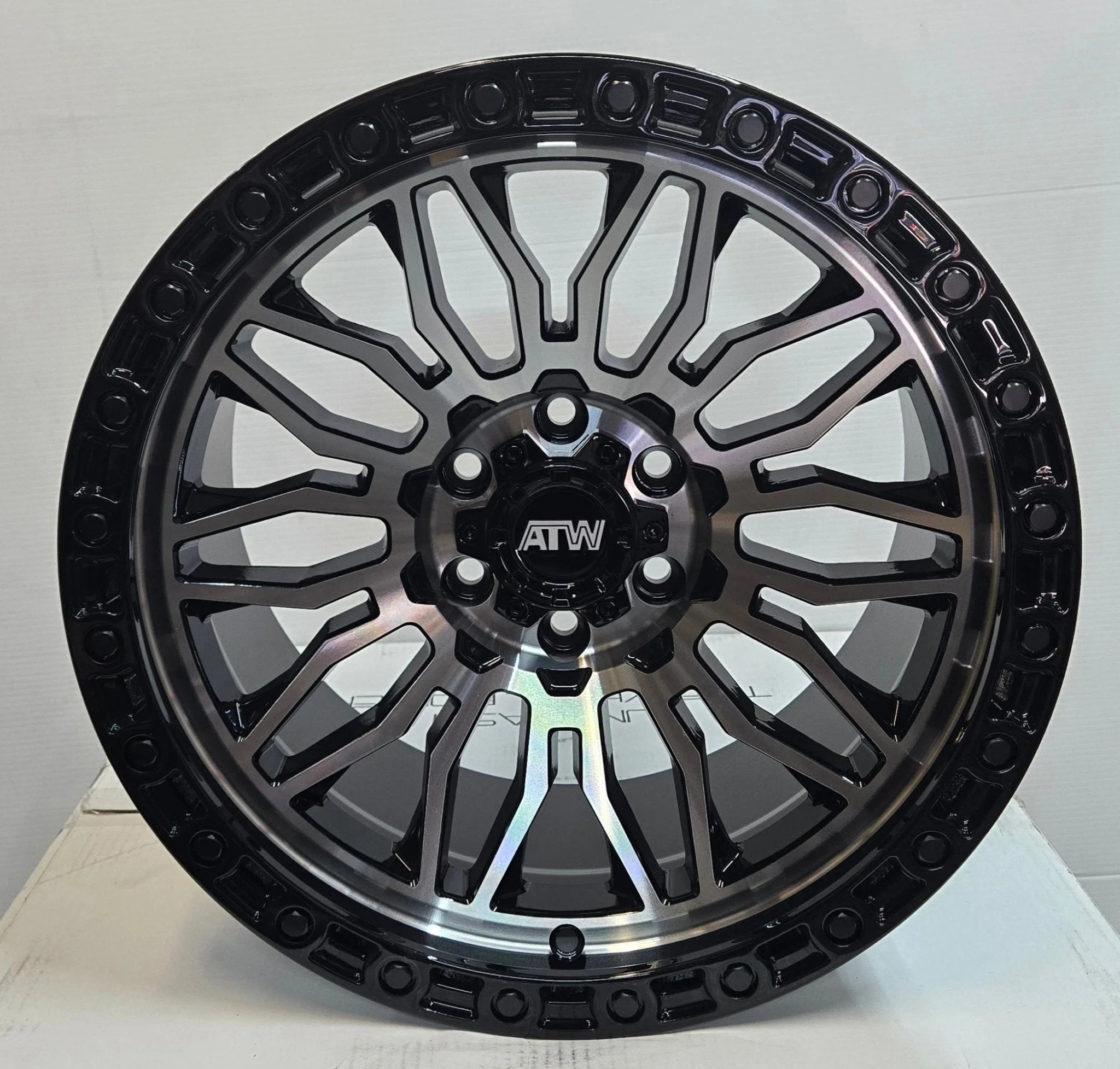 ATW NILE 17X9.0 6X120 BLACK MACHINED FACE