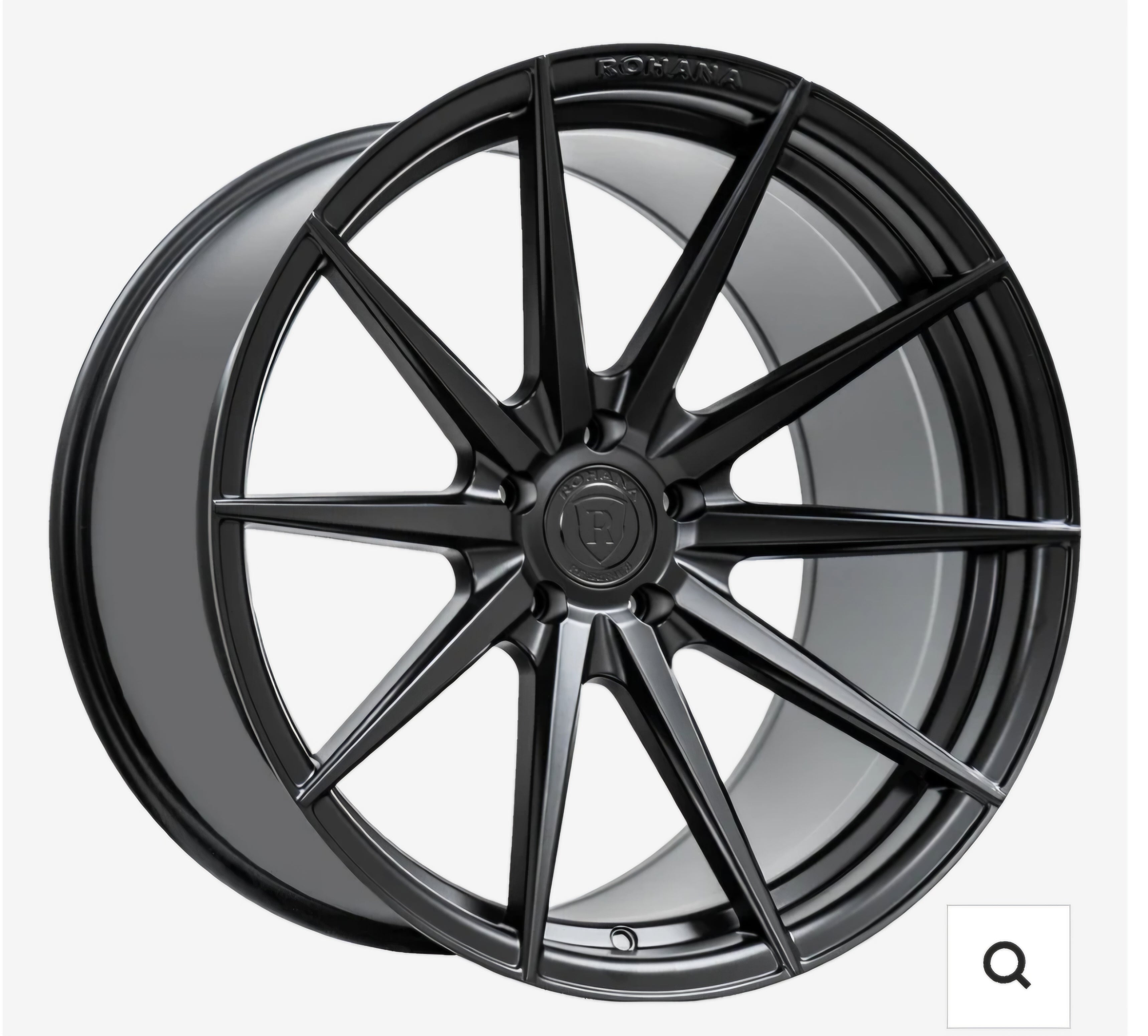 ROHANA RF1 20X10.0 5X120 MATTE BLACK CB74.1 ET40