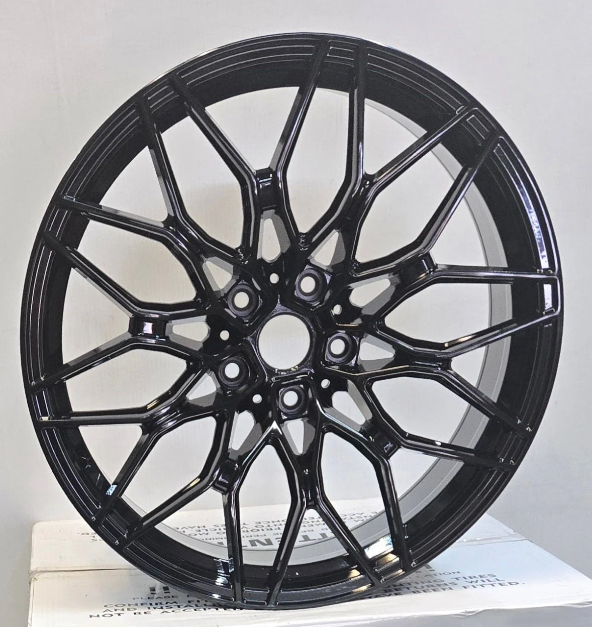 FBX250 20X9.5 5X120 GLOSS BLACK CB72.1 ET35