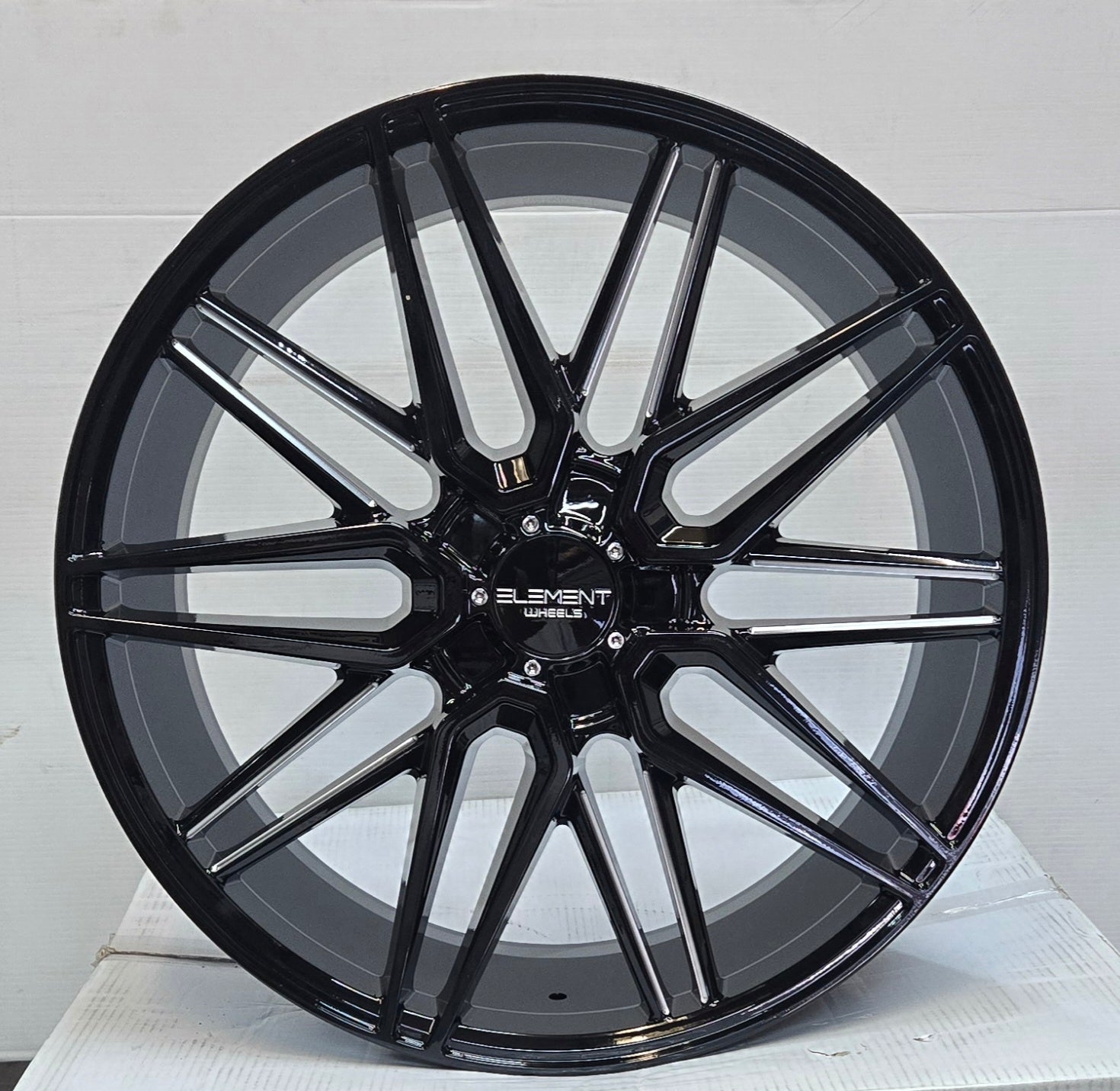 ELEMENT EL11 22X9.0 BLANK BLACK MILLED CB72.56 ET35