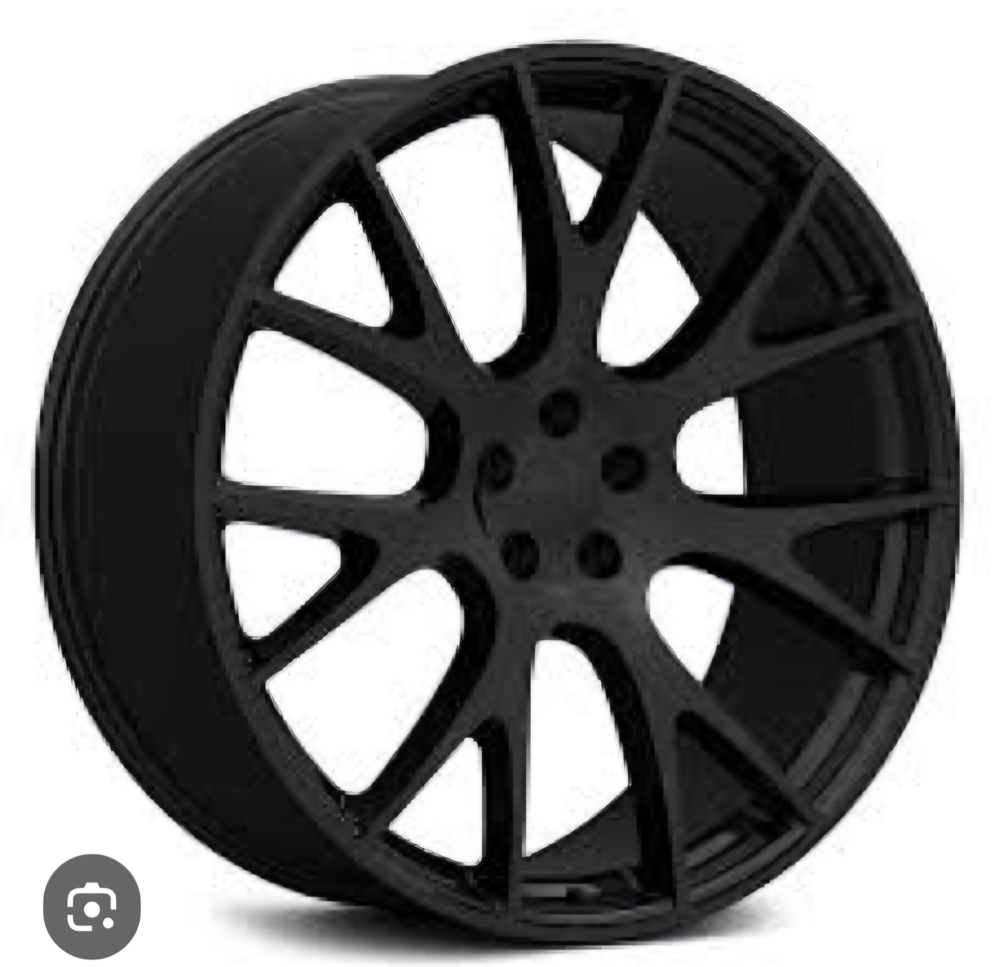 218 22X9.5 5X115 GLOSS BLACK CB74.1 ET15