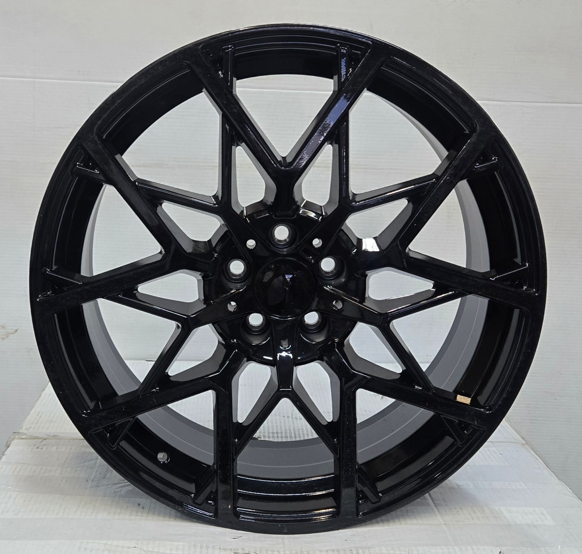 1384 20X8.5 5X112 GLOSS BLACK CB66.6 ET23