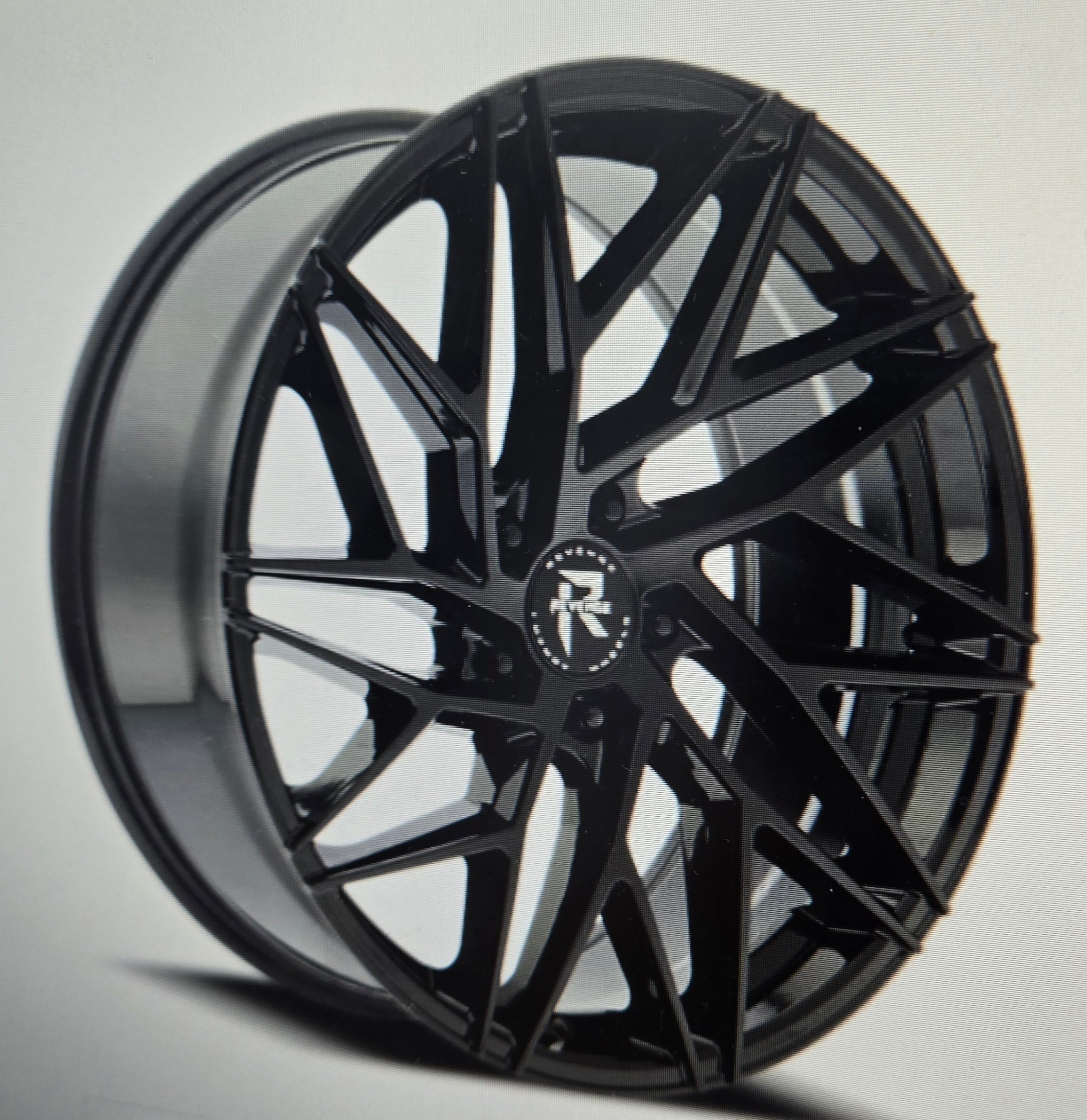 REVENGER RL-102 22X9.0 5X120 GLOSS BLACK CB74.1 ET35