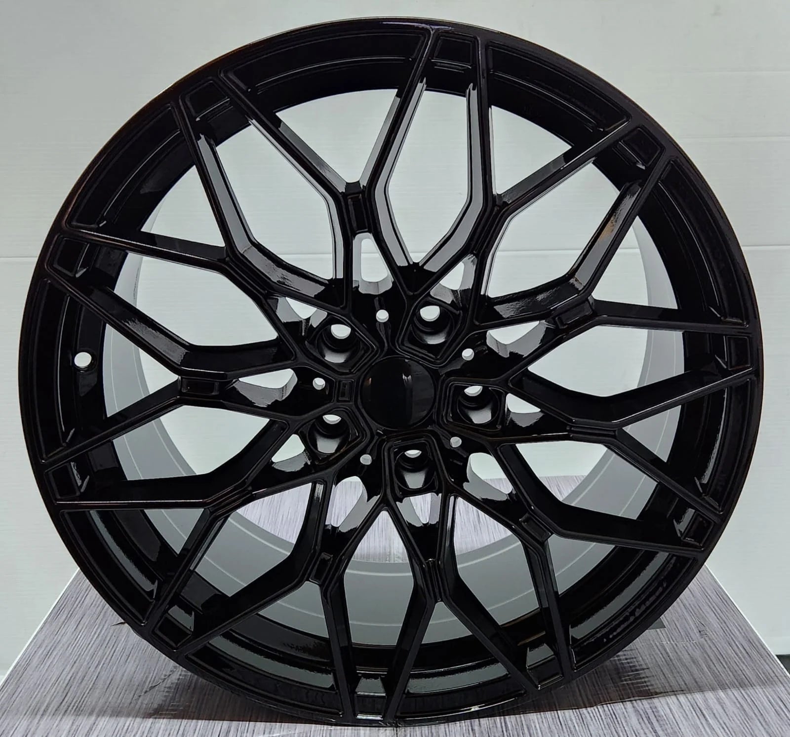 0292 20X9.5 5X112 GLOSS BLACK CB66.6 ET40