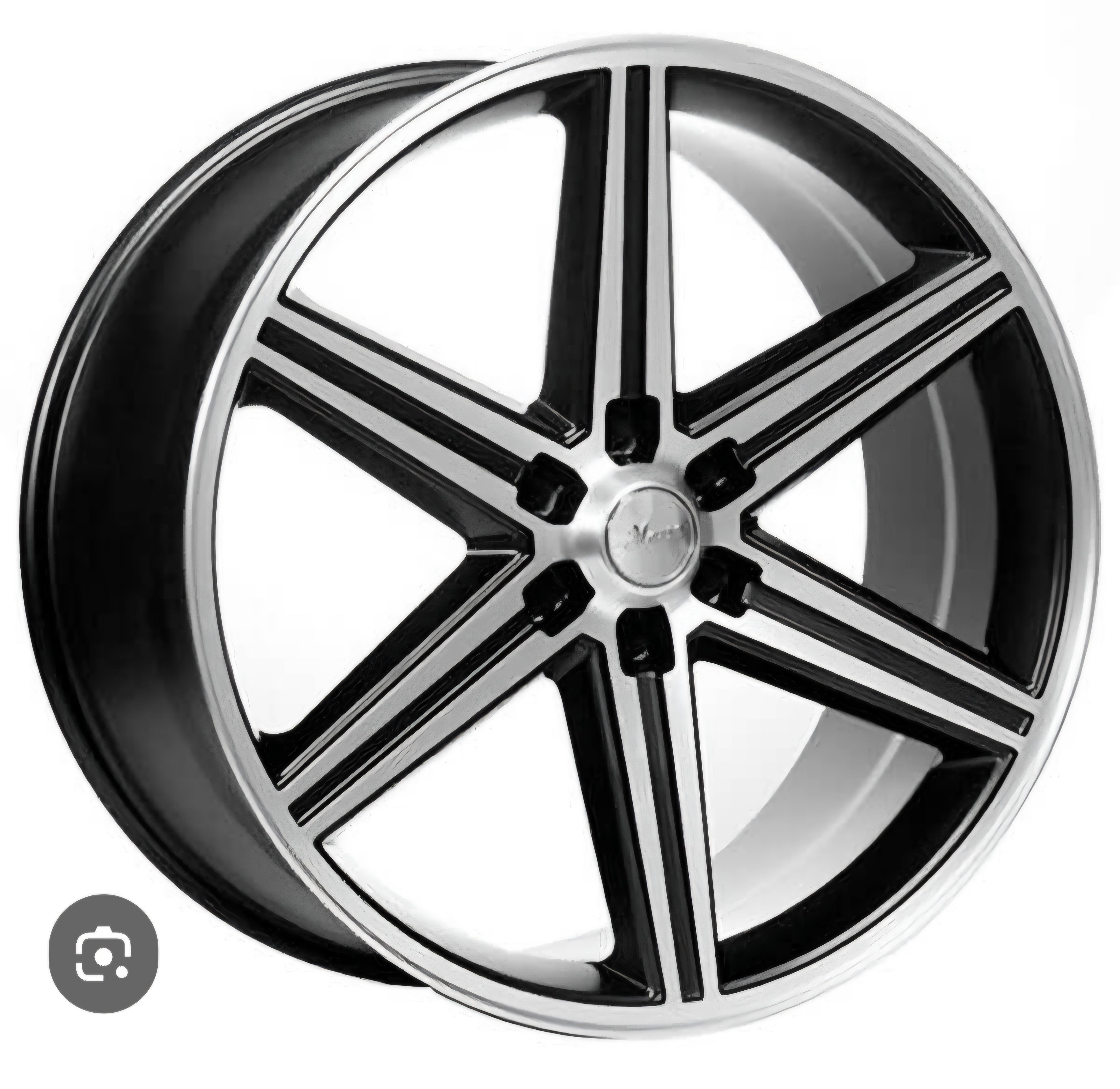 REP248T 24X10.0 6X139.7 BLACK MACHINED FACE CB78.1 ET10