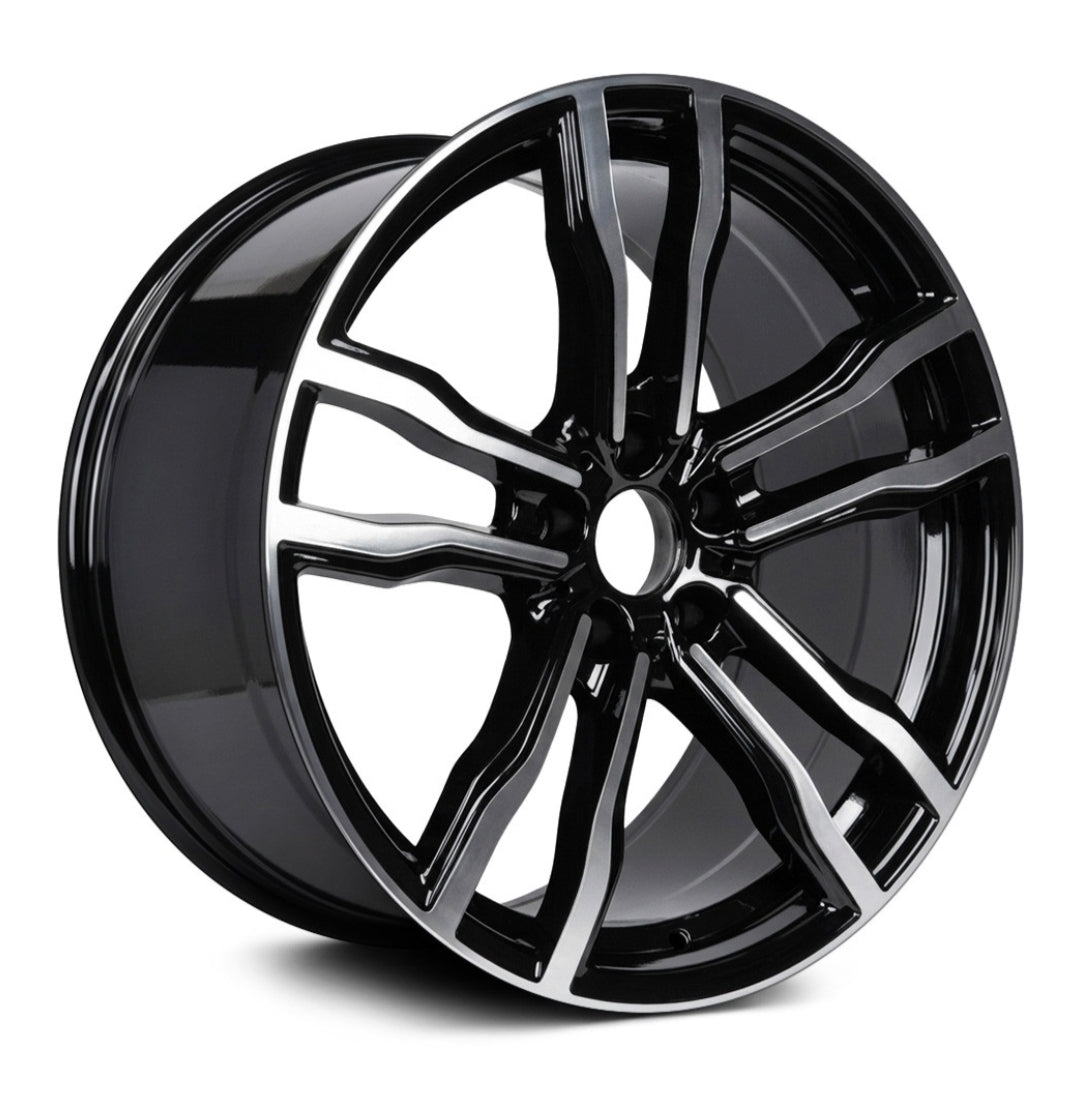 W735 20X11.0 5X120 BLACK MACHINED FACE CB74.1 ET35