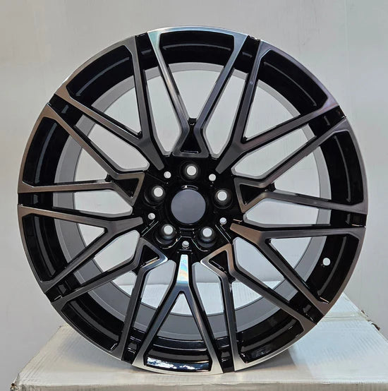 H996F 19X9.5 5X120 BLACK MACHINED FACE CB72.1 ET35