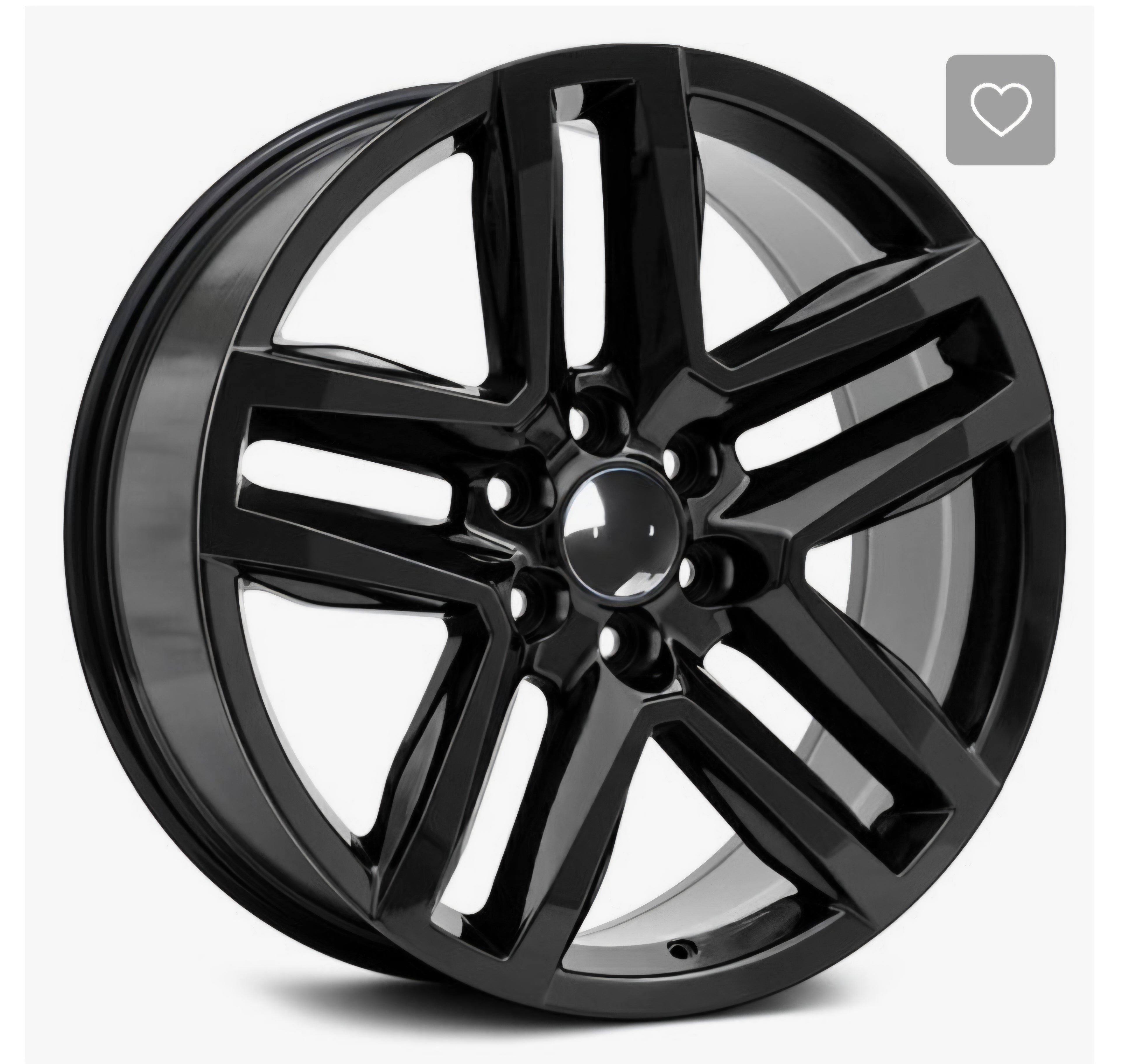 W575 22X9.0 6X139.7 GLOSS BLACK CB78.1 ET24