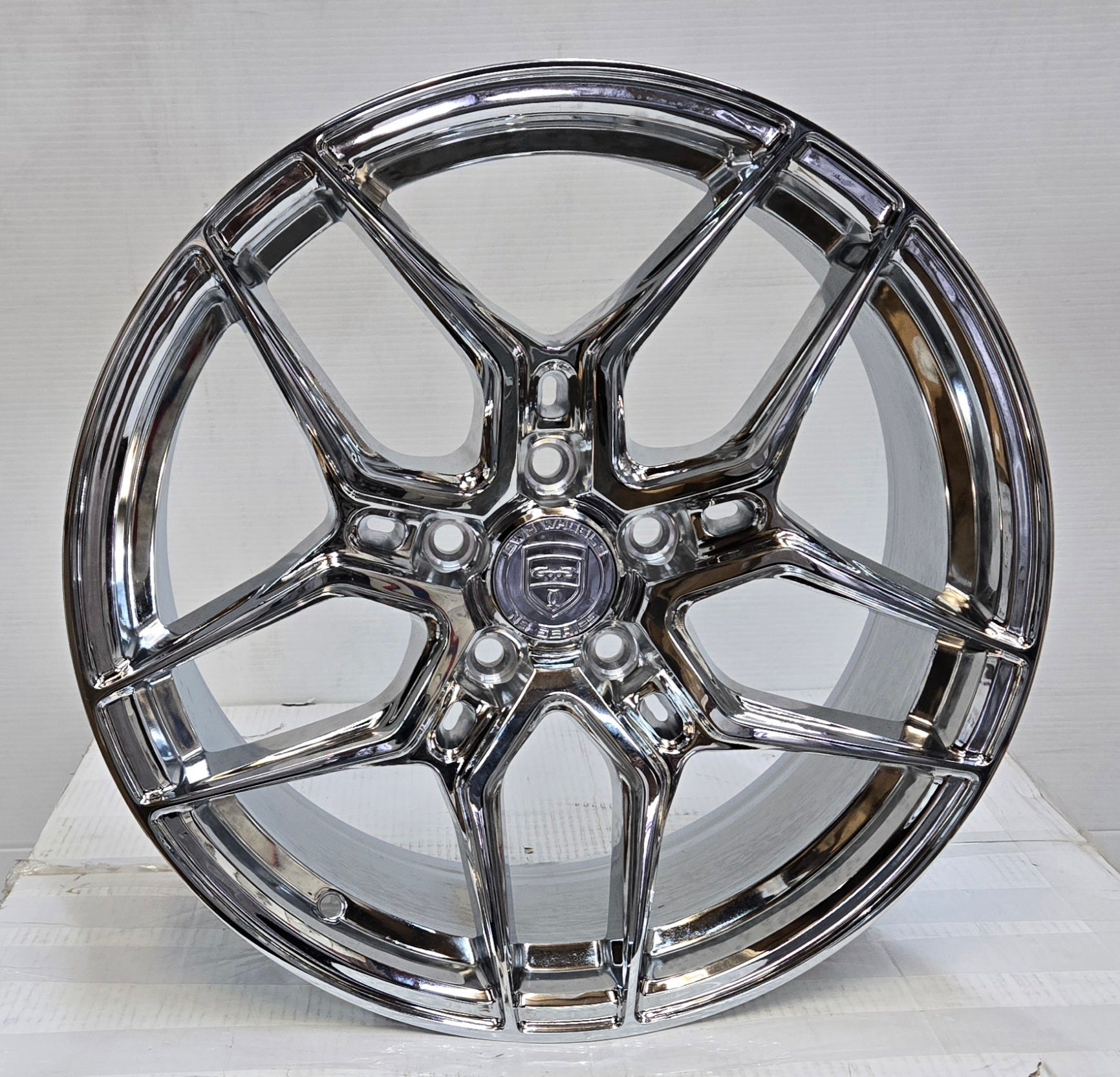 GWG NS7 18X8.0 5X112 5X114.3 CHROME CB74.1 ET33