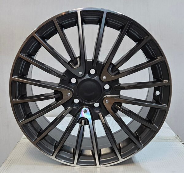 W812 17X7.0 5X112 GUNMETAL MACHINED FACE